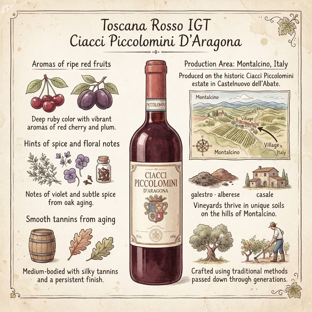 Toscana Rosso IGT Ciacci Piccolomini D'Aragona