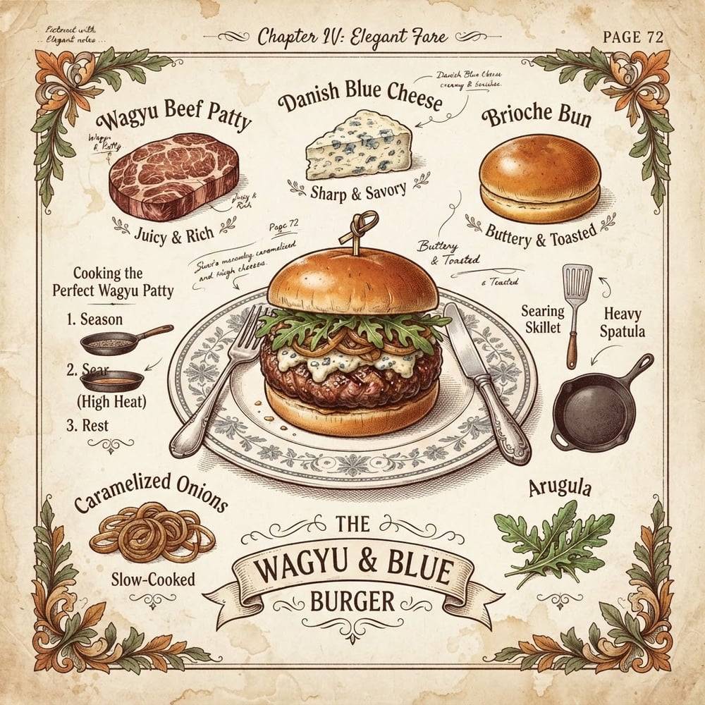 Wagyu & Blue Burger