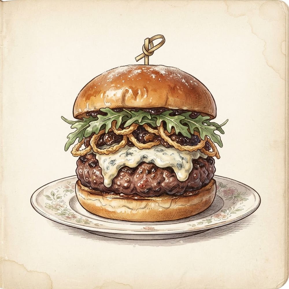 Wagyu & Blue Burger