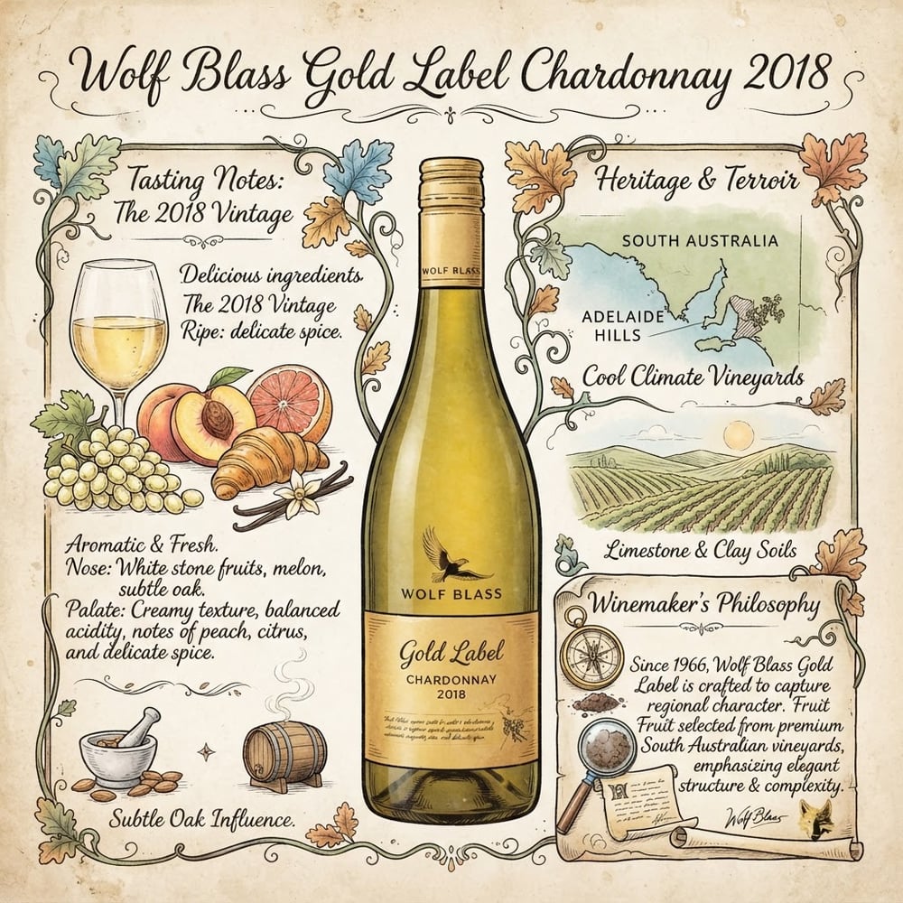 Wolf Blass Gold Label Chardonnay 2018