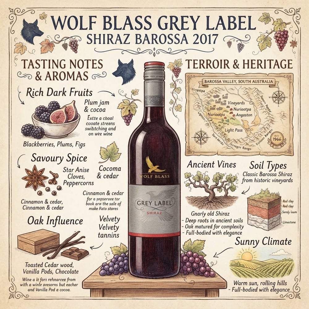 Wolf Blass Grey Label Shiraz Barossa 2017