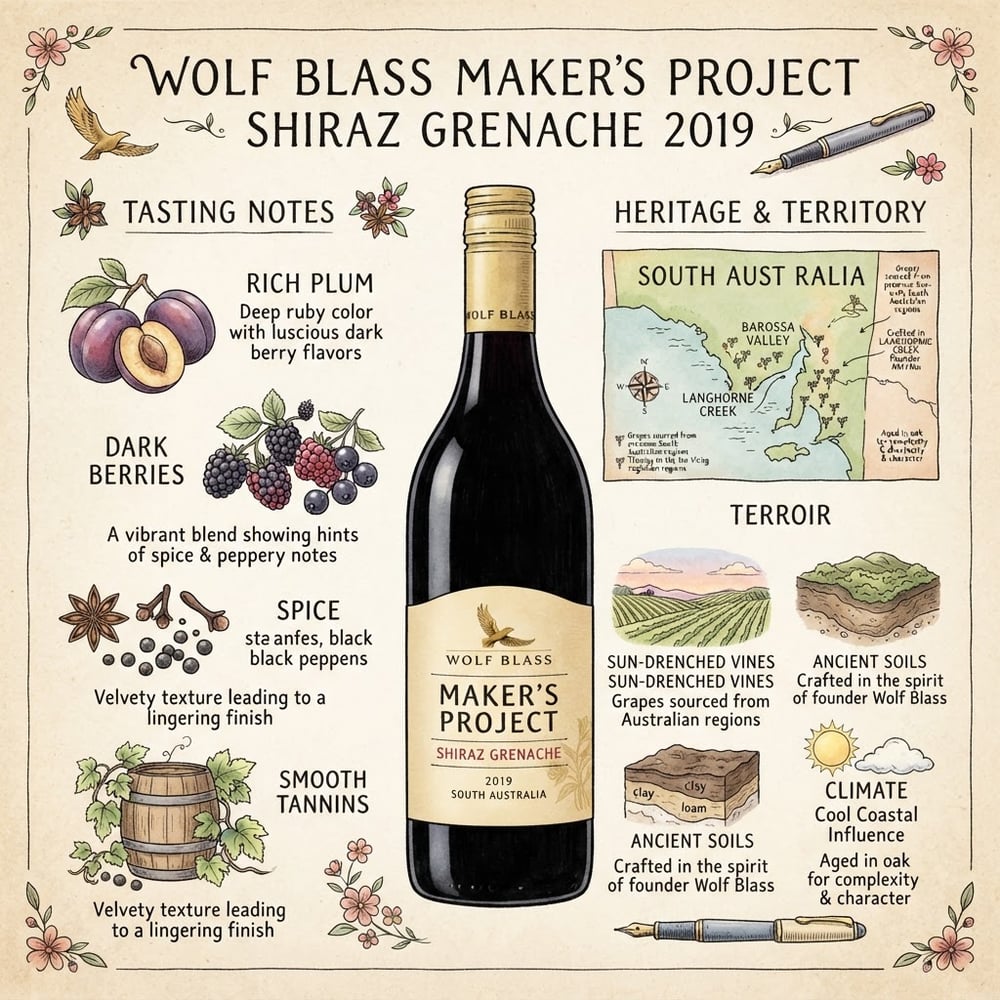 Wolf Blass Maker's Project Shiraz Grenache 2019