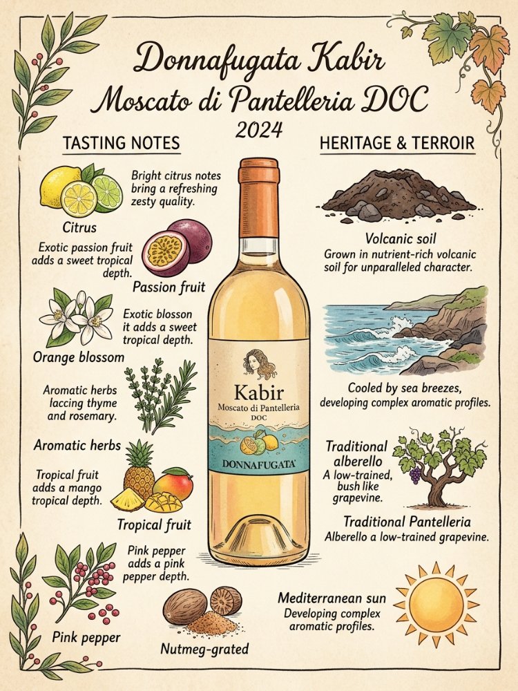Donnafugata Kabir Moscato di Pantelleria DOC
