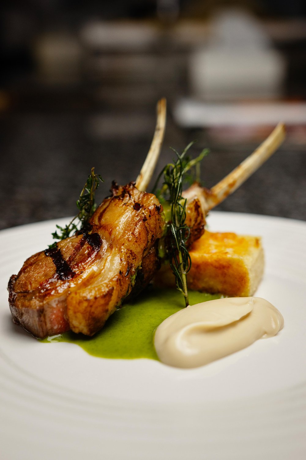 Grilled New Zealand Lamb Rack