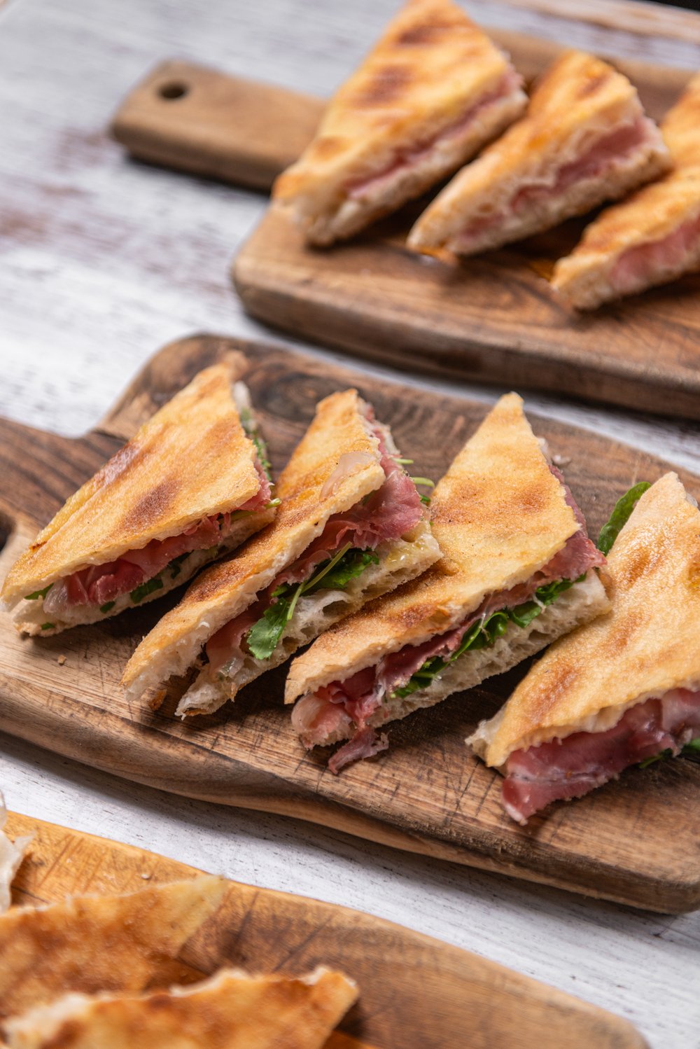 Schiacciata Stracciatella, Parma Ham & Rocket