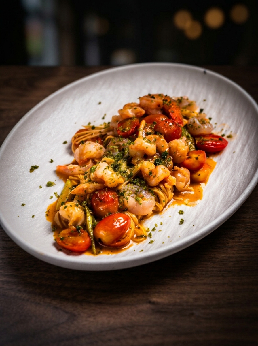 Tagliolini Prawns 