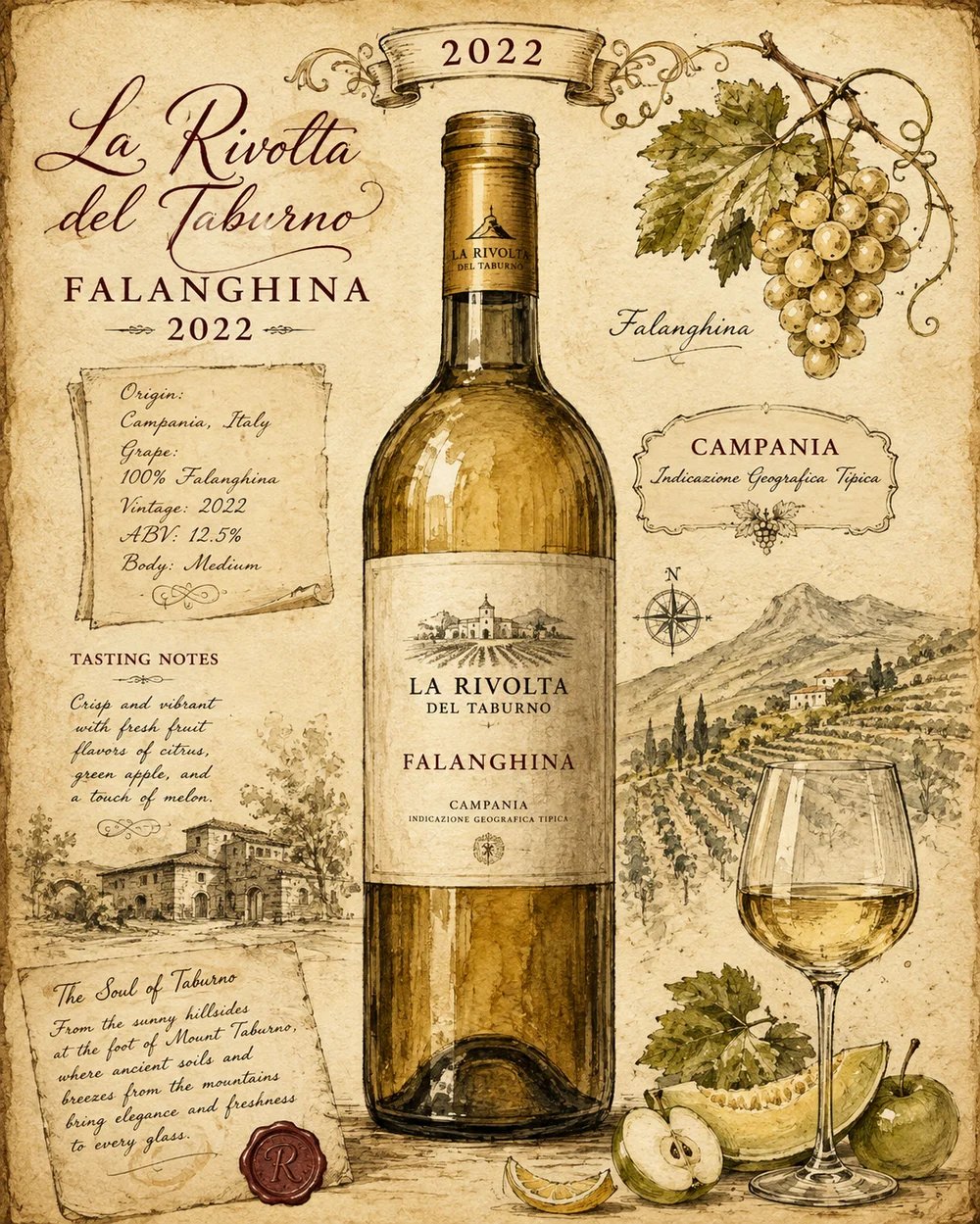 La Rivolta del Taburno Falanghina 2022