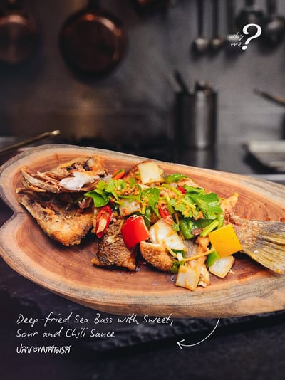 Fried Sea Bass with Chili Sauce
