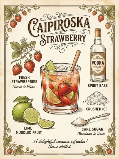 Caipiroska Strawberry
