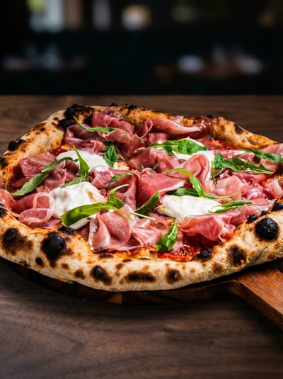 Pizza Burrata & Prosciutto