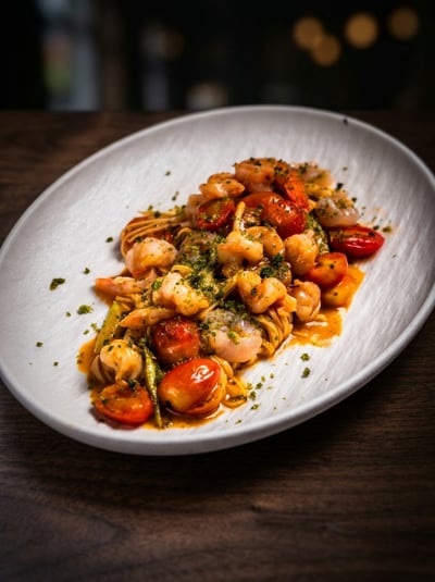 Tagliolini Prawns 